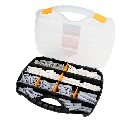 332-Piece Wall Anchor and Screw Kit with Storage Case