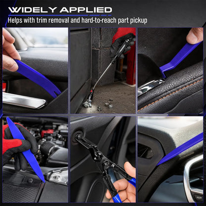SEDY 18-Piece Auto Trim & Pick Tool Kit with LED Pickup