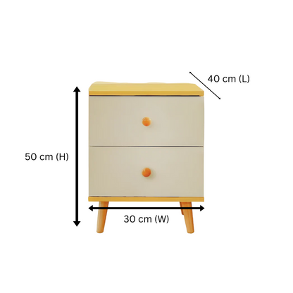 NNECN 5-Drawer Chest with Bedside Table