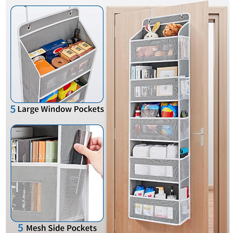 Heavy-Duty 5-Tier Over the Door Hanging Organizer & Pantry Storage