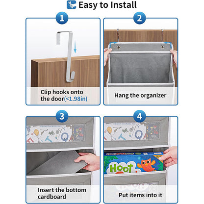 Heavy-Duty 5-Tier Over the Door Hanging Organizer & Pantry Storage