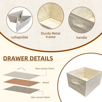 6-Drawer Bamboo Storage Chest