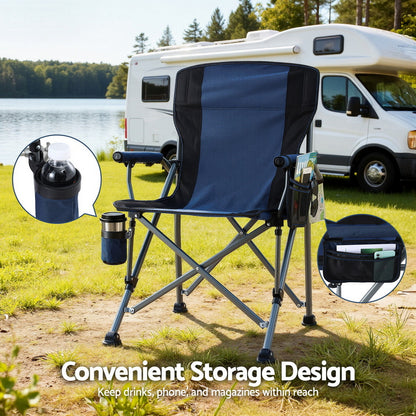 Weisshorn Folding Moon Chair - Navy Blue