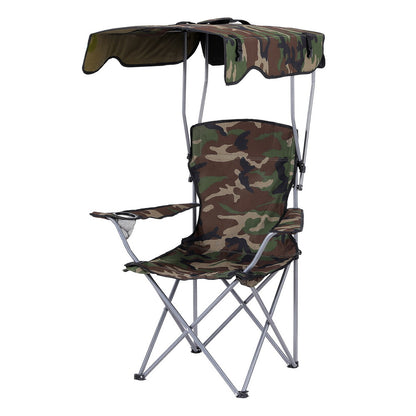 Weisshorn Folding Camping Chair with Canopy