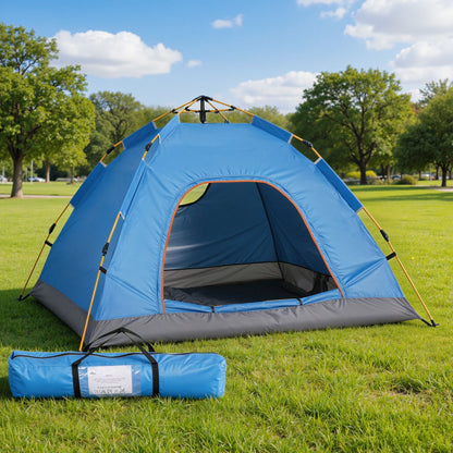 Weisshorn Instant Pop Up Camping Tent 2-3 Person Outdoor Hiking Tent Blue