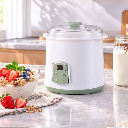 Devanti 2L Yoghurt Maker & Fermenter with Greek Yoghurt Strainer